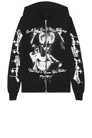 Evil Love Zip Up Jacket Funeral Apparel