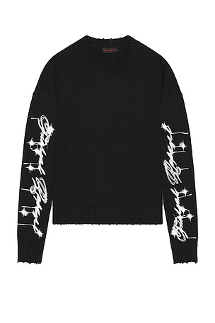 Dripped Logo Sweater Funeral Apparel