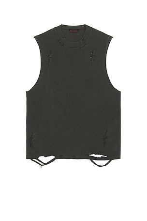 Distressed Tank Top Funeral Apparel