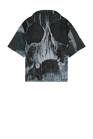 Funeral Apparel Skull Shirt in Black