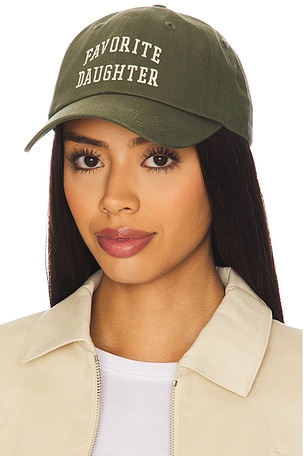 All Caps Logo Baseball Hat Favorite Daughter
