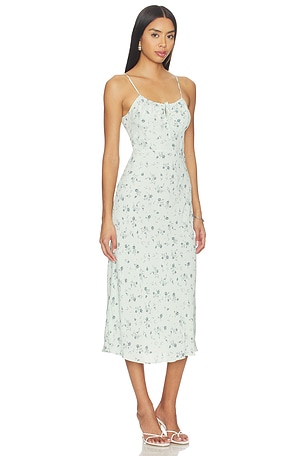 Favorite Daughter The One That Got Away Midi Dress in Sage