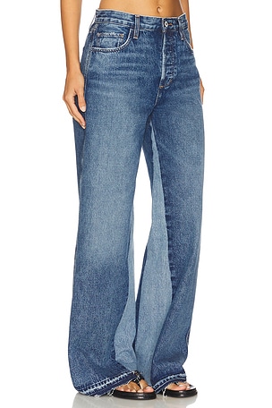 Favorite Daughter The Ollie Ultimate Baggy Wide Leg in Blue