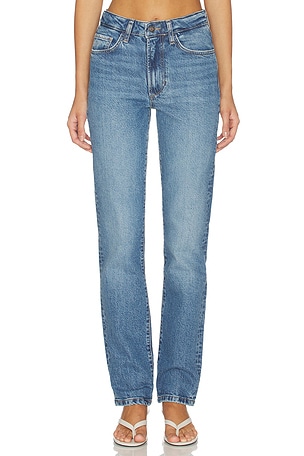 The Jen Mid Rise Slim Straight Jean Favorite Daughter