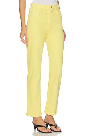 Favorite Daughter The Valentina Super High Rise Straight in Yellow