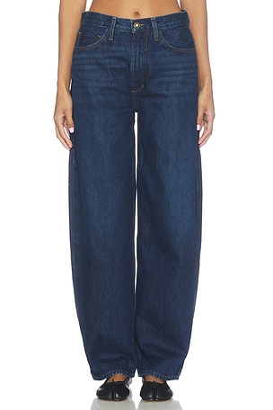 The Mercer Mid Rise Easy Barely Barrel Jean Favorite Daughter