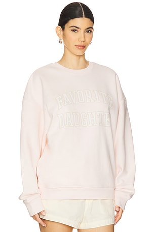 Favorite Daughter Collegiate Sweatshirt in Blush