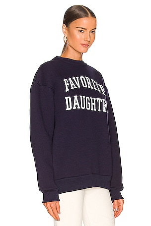 Favorite Daughter The Collegiate Sweatshirt in Navy