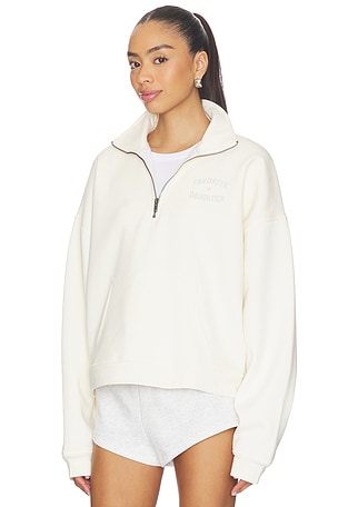 Favorite Daughter The Favorite Daughter Half Zip Sweater in Multi