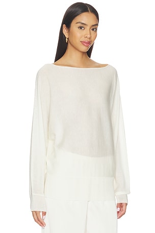 Favorite Daughter The Effortless Sweater in Ivory