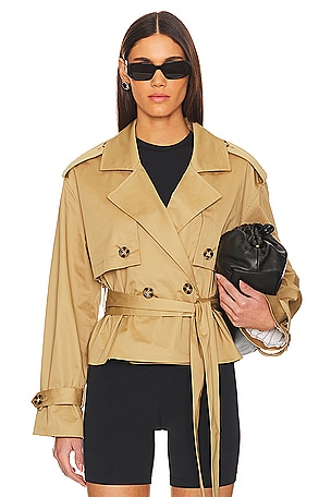 The Cropped Charles Trench CoatFavorite Daughter$328