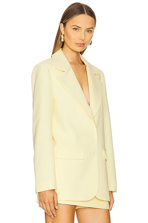 Favorite Daughter The Favorite Oversized Blazer in Lemon