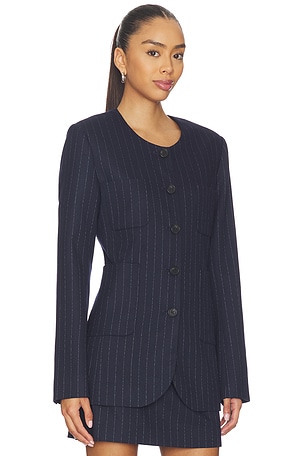 Favorite Daughter The Busy Woman Jacket in Navy
