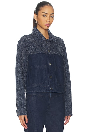 Favorite Daughter BLOUSON THE LEAVE AN IMPRESSION en Bleu