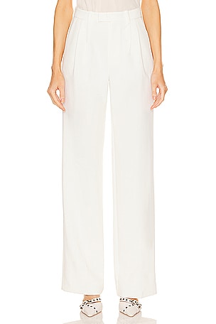 ANNA HIGH WAIST PANT IN ORCHID WHITE