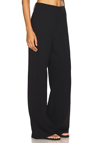 Favorite Daughter The Jones Wide Leg Pant in Black