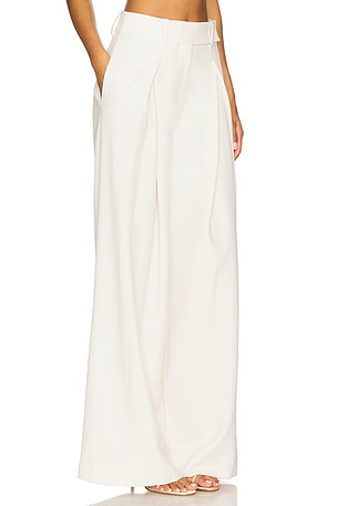 Favorite Daughter Pleats For Days Pant in Ivory. Size 6. Also