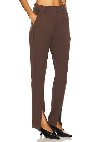 Favorite Daughter Split Decision Pant in Brown