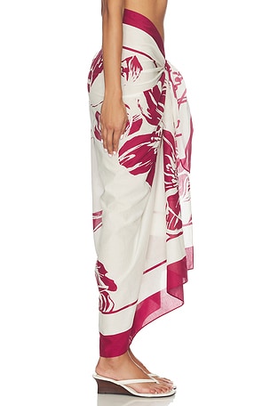 Favorite Daughter The Vintage Floral Pareo in Red