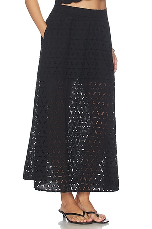 Favorite Daughter The Pretty Please Skirt in Black