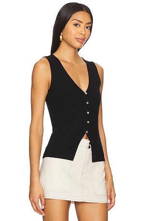 Favorite Daughter The Good Luck Top in Black