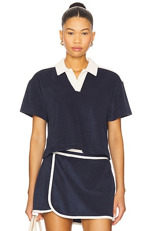 The Crop Beach Shirt Favorite Daughter