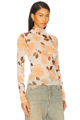 Favorite Daughter The Sheer Fantasy Top in Cream