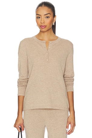 Lush Lounge Henley Top Favorite Daughter
