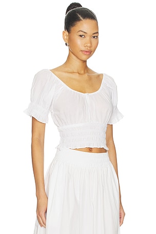 Favorite Daughter The Swoon Top in White