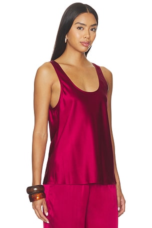 Favorite Daughter The Clean Cut Tank in Burgundy