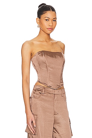Favorite Daughter The Lanai Top in Brown