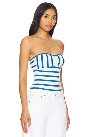 Favorite Daughter Athena Bustier in Blue