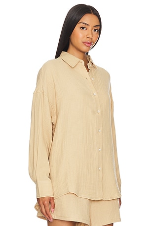 Favorite Daughter Ex-boyfriend Shirt in Beige