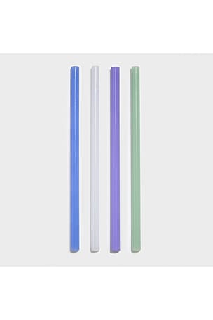 Fazeek 4 Pack Opaque Straws in Blue