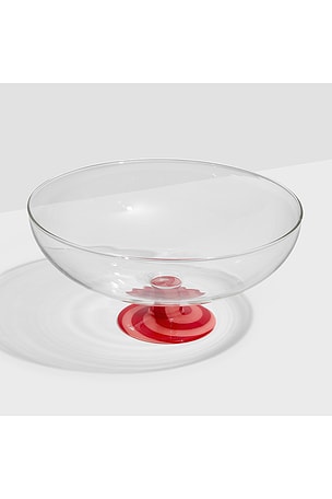 Fazeek Swirl Salad Bowl in Red,Pink