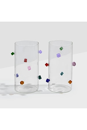 Fazeek Jewel Highballs Set Of 2 in Neutral