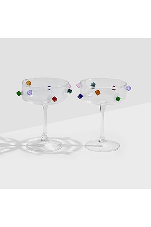 Fazeek Jewel Coupes Set Of 2 in Neutral