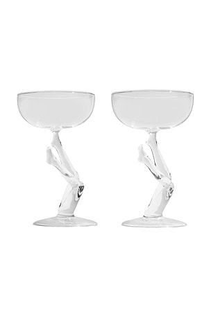Tip Toe Coupe Glasses Set Of 2 Fazeek