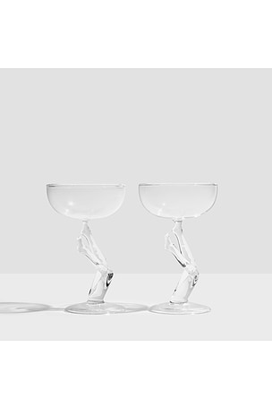 Fazeek Tip Toe Coupe Glasses Set Of 2