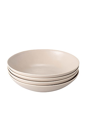 The Pasta Bowls Set of 4i n Desert Taupe Fable