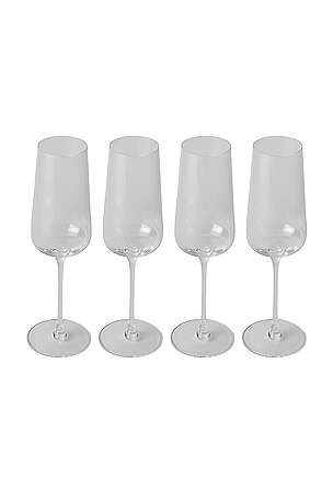 The Flute Glasses Set of 4 Fable
