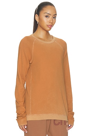 Free City Lucky Rabbits Sweatshirt in Rust