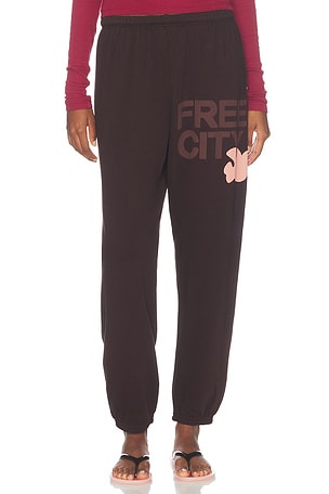 Free City Large Sweatpant en Chocolat