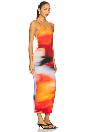 Feners Lagarta Dress in Red