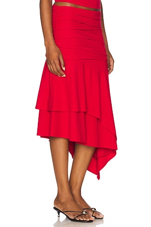 Feners Gresca Skirt in Red