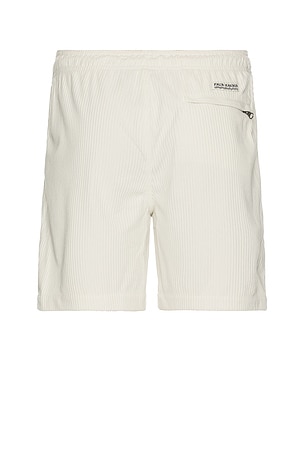 Fair Harbor The Wilder Stretch Corduroy Shorts in Ivory