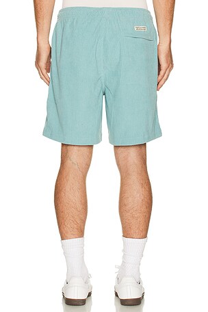 Fair Harbor Wilder Stretch Corduroy Shorts in Teal