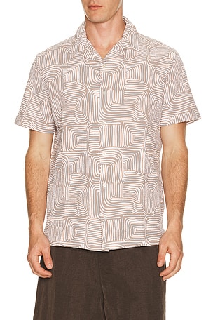 Castaway Textured Camp Shirt Fair Harbor