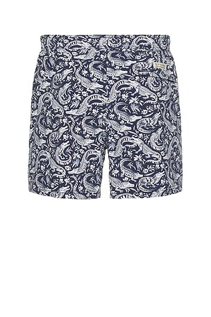 Fair Harbor x White Lotus The Bungalow Swim Trunk in Blue