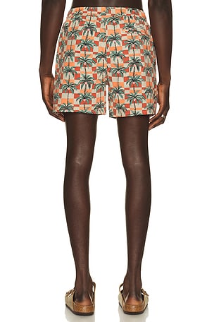 Fair Harbor Bungalow Swim Trunk in Peach